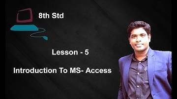 class 8   lesson   5   Introduction to Ms  Access