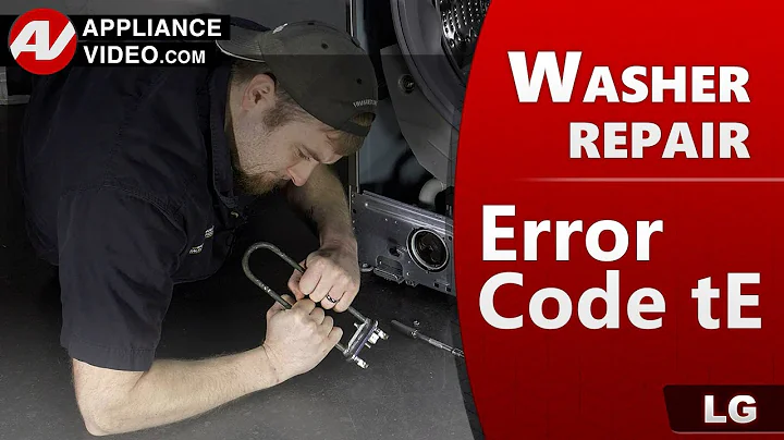 LG Washer Error Code  - How to Repair this TE  Error - Troubleshooting & Diagnostics
