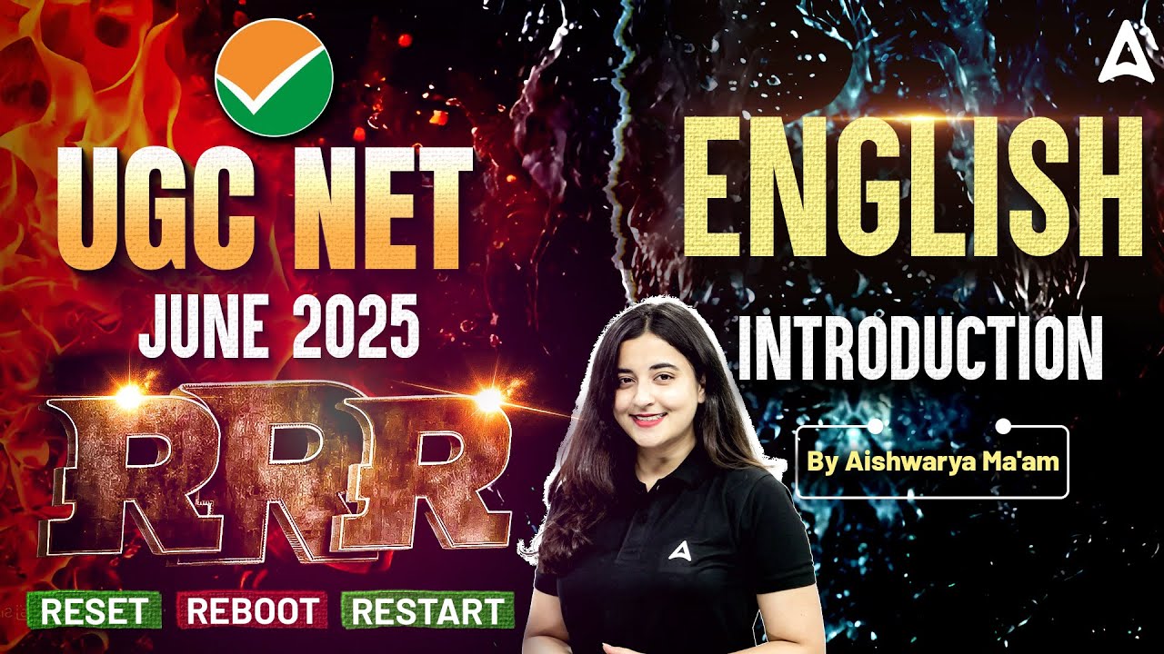 UGC NET June 2025 | UGC NET English Introduction RRR Reset Reboot Restart | By Aishwarya Ma'am