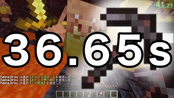[FPB] Minecraft Netherite Pickaxe Speedrun SSG in 36.65 seconds