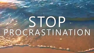 Hypnosis To Stop Procrastination Overcome Anxiety Perfectionism Stop Procrastinating