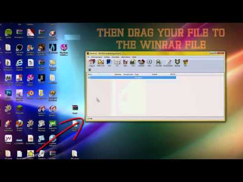 How to set a password on a Win Rar file