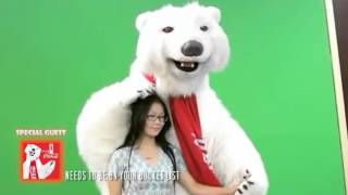 Merry Christmas with the funny Coca Cola Bear(A Very Merry Christmas to all! This is a little video we put together with the cute Atlanta World Of Coca-Cola bear to cheer you up! Enjoy and enjoy the Holidays!, 2015-12-24T07:28:45.000Z)