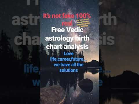 Vedic Astrology Free Birth Chart Analysis