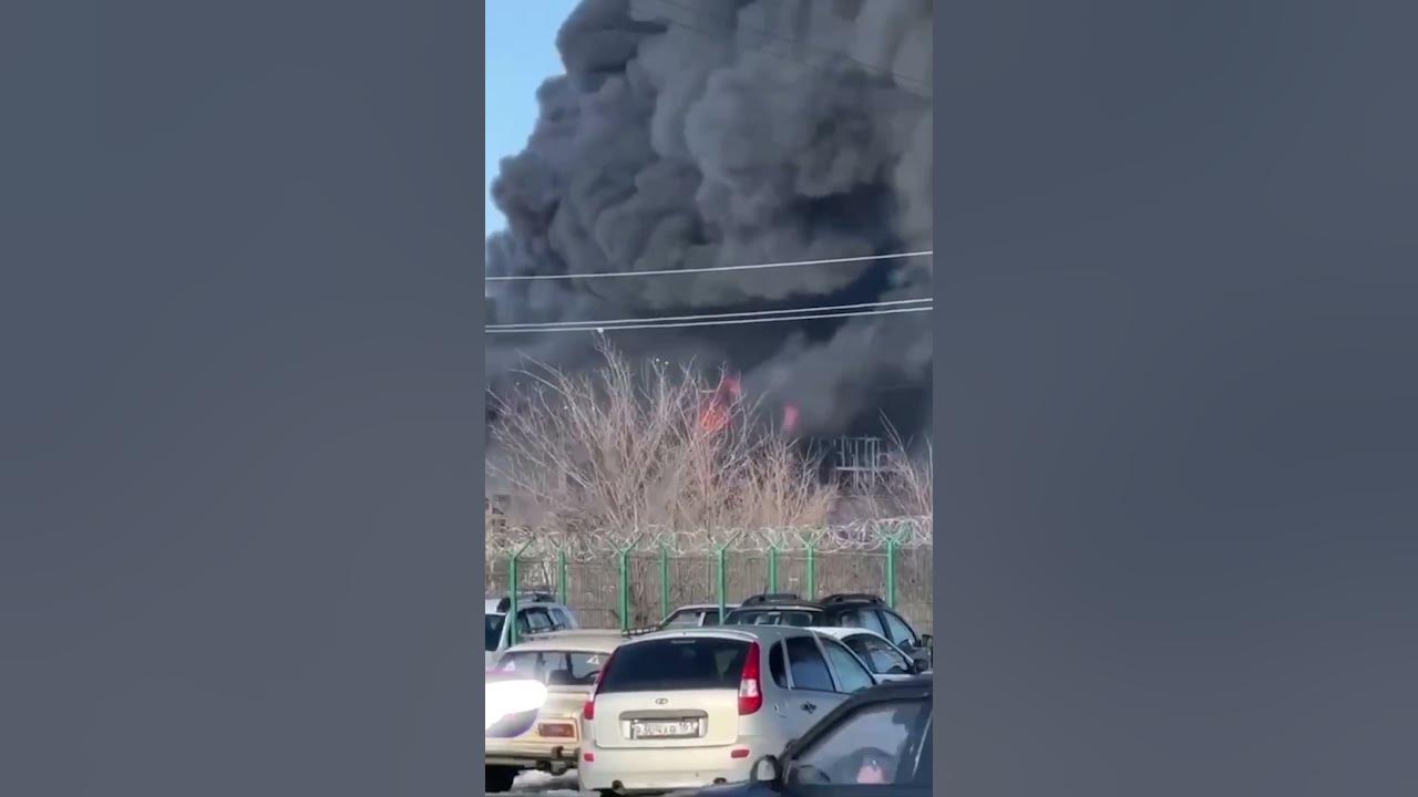 Polyester factory exploded in Shakhty, just north of Rostov-on-Don in Russia