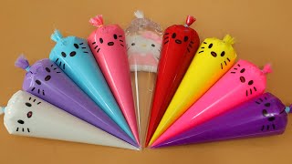 Making Slime With Piping Bags Most Satisfying Slime Videoasmr