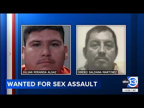 Deputies searching for 2 sex assault suspects in Waller County, sheriff's office says