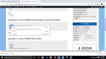 oracle instr function