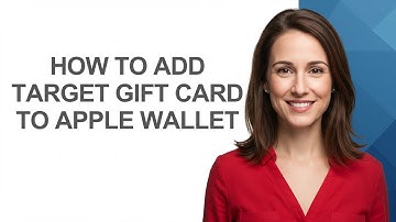 How To Add Target Gift Card To Apple Wallet - AshleyHowTo