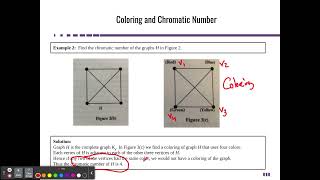 Section 4.6 Coloring Graphs, Chromatic Numbers, & Dual Graphs Lecture Video