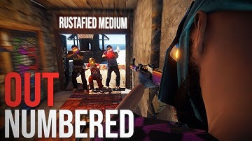 Rust | OUT NUMBERED!! // Rustafied EU Medium 2 //PVP Highlights!!