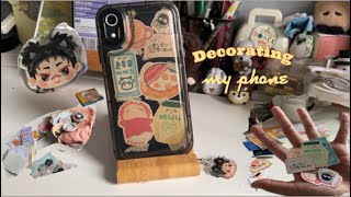Decorate My IPhone XR’s Phone Case With Me | Studio Ghibli Theme 🍃🌱 ⛩️ 𓅭🏯