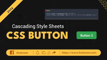 Master CSS Buttons | Button 3 | Web Development | UI Design | Responsive Button | ITSolZone