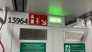SMRT Trains EWL Alstom Movia R151 [963/964] - Bedok to Tanah Merah (Eastbound)