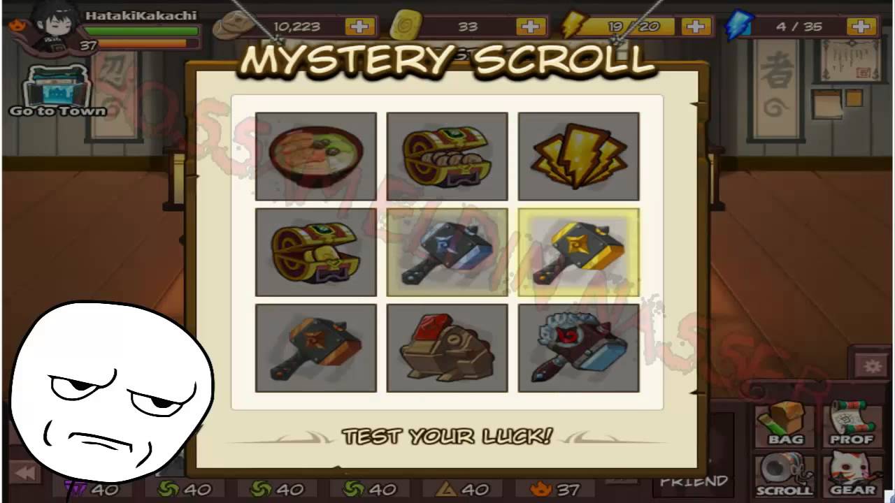 My Ninja   Daily scroll Bug