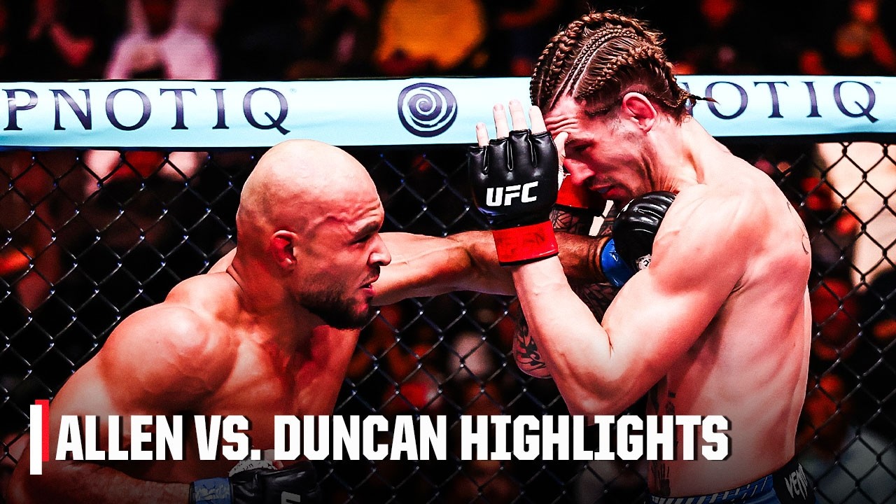 UFC Fight Night: Brendan Allen vs. Christian Leroy Duncan HIGHLIGHTS | ESPN MMA