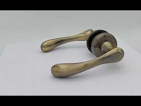 Ручка на п'ятаку міжкімнатні замaк. антична Бронза, видео 1