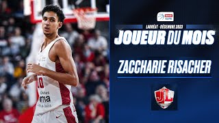 🌟 Highlights Zaccharie Risacher - Meilleur Joueur Décembre 2023 | Betclic ELITE | LNB Officiel