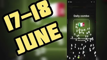 Dropee Daily Combo 17 - 18 June | Today Dropee Daily Combo | AGP