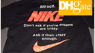 T-SHIRT NIKE DHGATE - YouTube