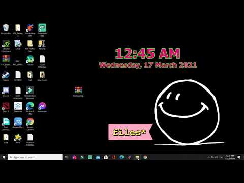 DESKTOP DIGITAL CLOCK TUTORIAL FOR PC USER | DSquad