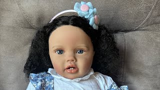 Bag opening from Allie Xpress plus name reveal of my Pascale sculpt. @seenasdolls  #reborn#doll#cute screenshot 2