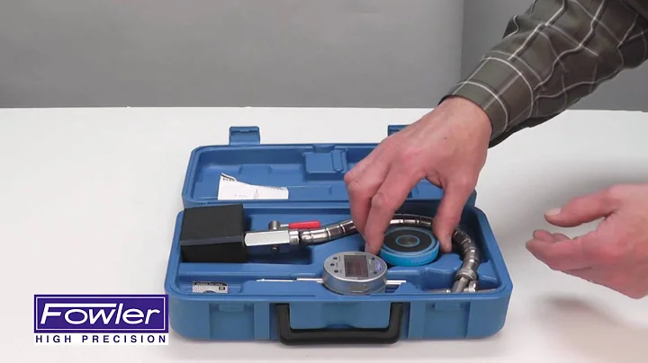 54-585-100-0 Chrome Flex Mag Base Set with Indi-X Blue Indicator