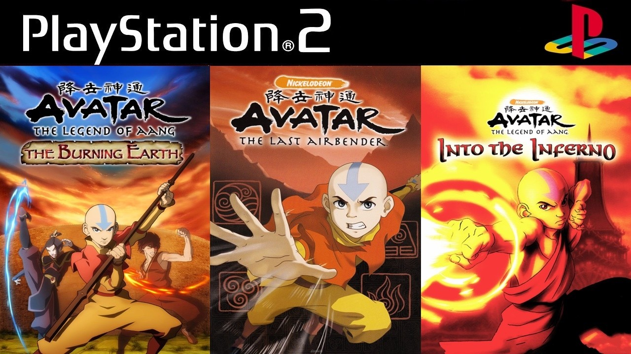 All Avatar: The Last Airbender Games on PS2 - YouTube