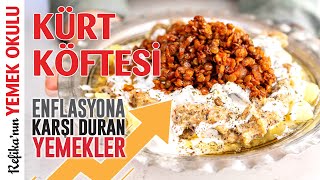 10 TL'ye BU EFSANE YEMEĞİ YAPABİLİRSİNİZ | Kürt Köftesi | Kıymasız Bulgur Köftesi Tarifi