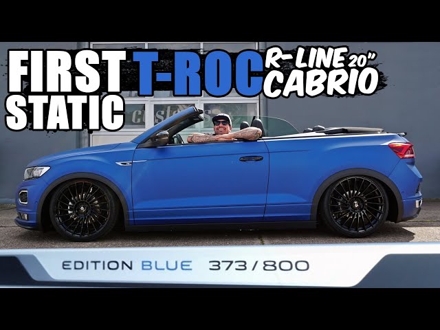 FIRST STATIC VW T-ROC CABRIO R LINE EDITION BLUE 373/800 