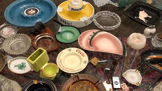 Vintage ashtray collection , any gems!? Plus the 500 subscriber giveaway update!