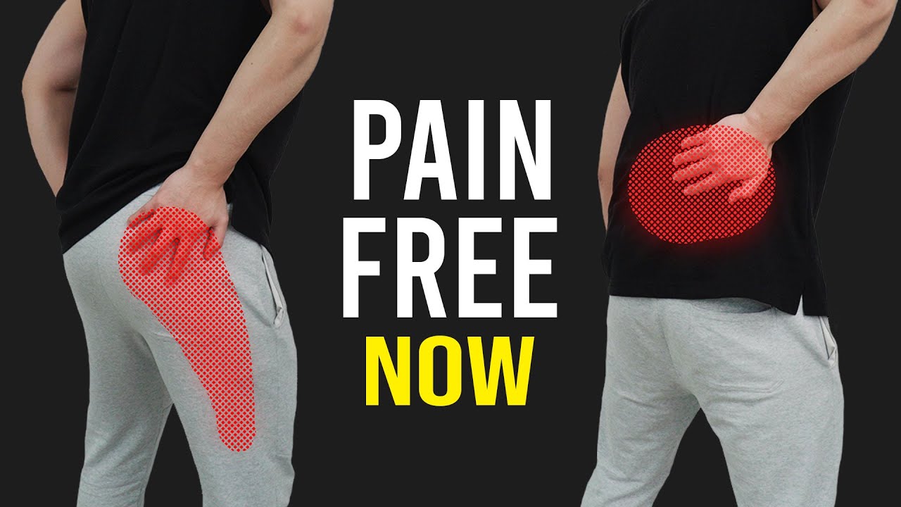 Sciatica Hip & Leg & Lower Back Pain Corrective Exercises at Home