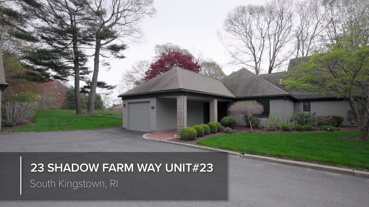 23 Shadow Farm Way Unit 23, South Kingstown, RI 02879 YouTube