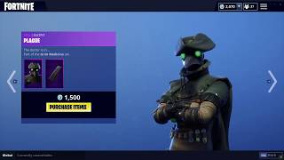 Boutique Fortnite Nouveaux Skin Halloween Plague