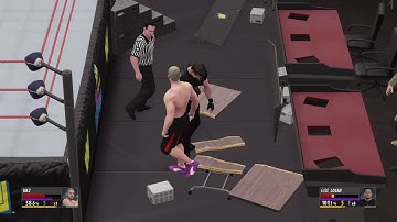 WWE 2K16 fliping piledriver