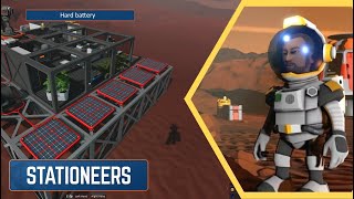 картинка: Stationeers: Нуб на Марсе - решаем вопросы быстро - нужный сплав - укрепленная батарея