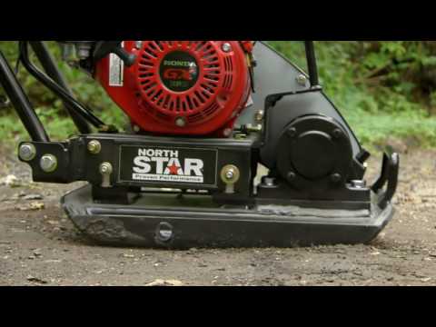 NorthStar Close-Quarters Plate Compactor - With Honda GX160 Engine