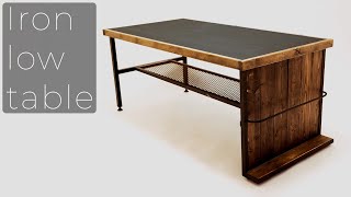 黒皮アイアンローテーブル [Crazy Coffee Table Build]