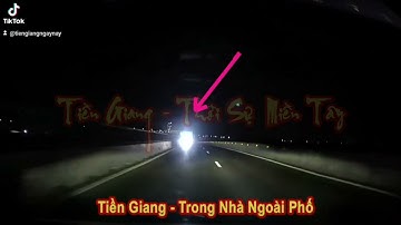 Xe máy đi ngược chiều trên cao tốc Trung Lương - Mỹ Thuận - Rạng sáng 20/10