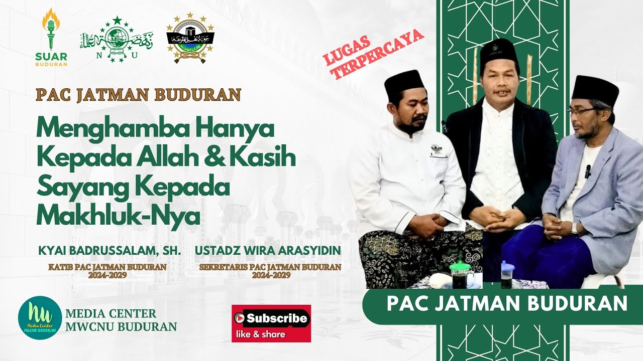 SUAR BUDURAN #10 || JATMAN || MENGHAMBA HANYA PADA ALLAH & KASIH SAYANG PADA MAKHLUKNYA