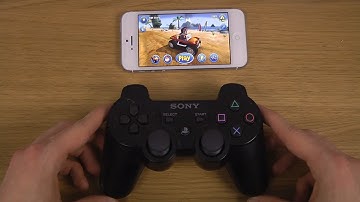 Beach Buggy Blitz iPhone 5 iOS 7 PS3 Controller Gameplay