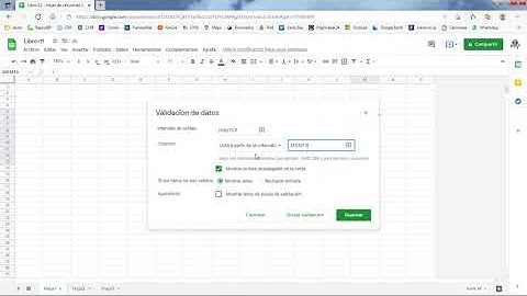 Hoja de cálculo   Lista desplegable