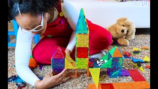 Luttita - Blocos Magnéticos - Construindo com blocos magnéticos - Brincadeira e Diversão