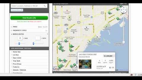 Cool Tool to Find Miami MLS Listings Using Map Based Search