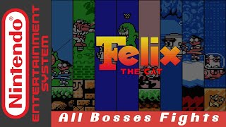 Nintendo Nes Felix The Cat 1992 - All Bosses Fights
