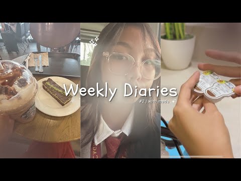 weekly diaries #2 | running errands, shs life, studying