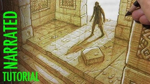 How to Draw Interior Spaces: 3-Point Perspective