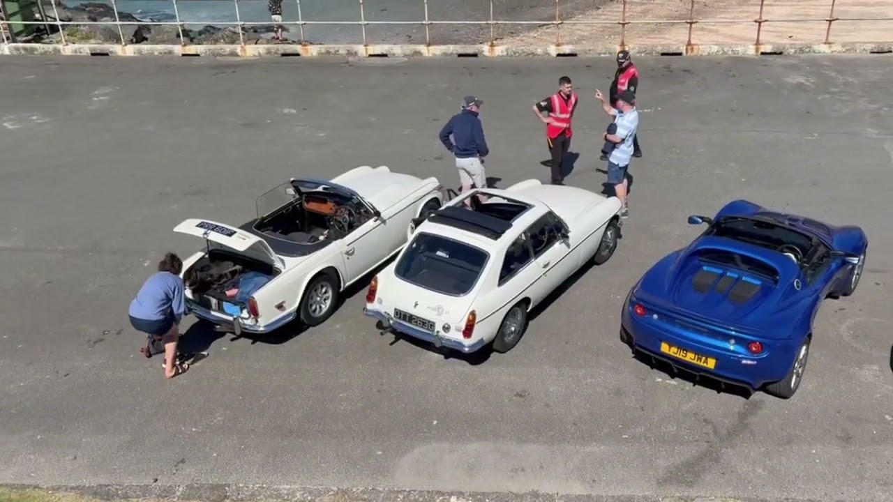 Scenic car tour in peel Isle of Man