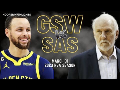 Golden State Warriors vs San Antonio Spurs Full Game Highlights | Mar 31 | 2023 NBA Season