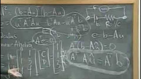 Lec 4 | MIT 18.085 Computational Science and Engineering I